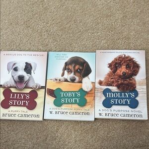 Set of Three Puppy Tale Books by W. Bruce Cameron